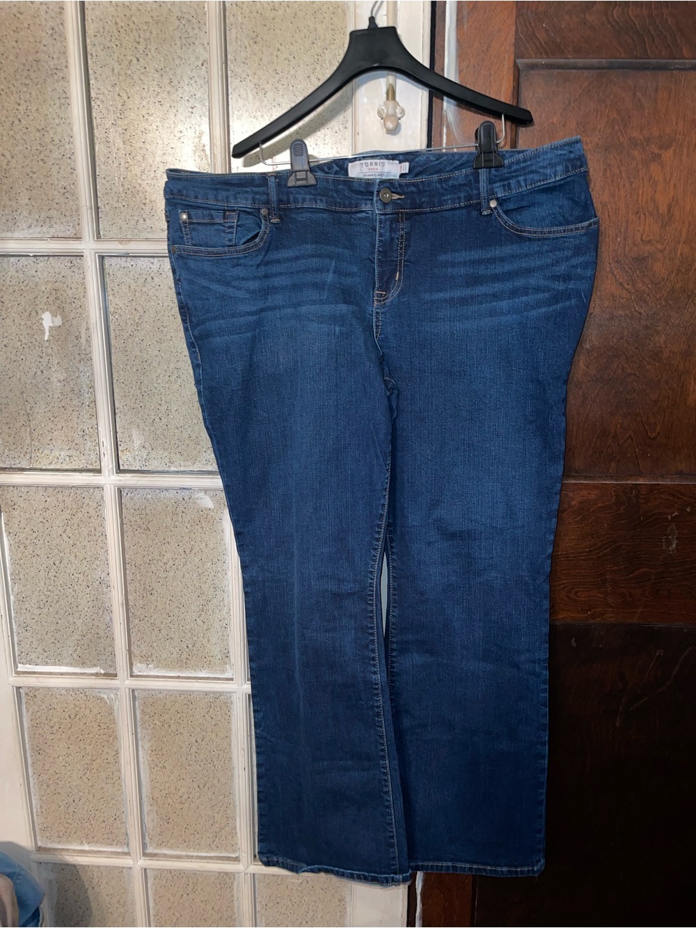 Torrid Relaxed Denim Boot Women's Dark Blue Jeans - Sz 22R